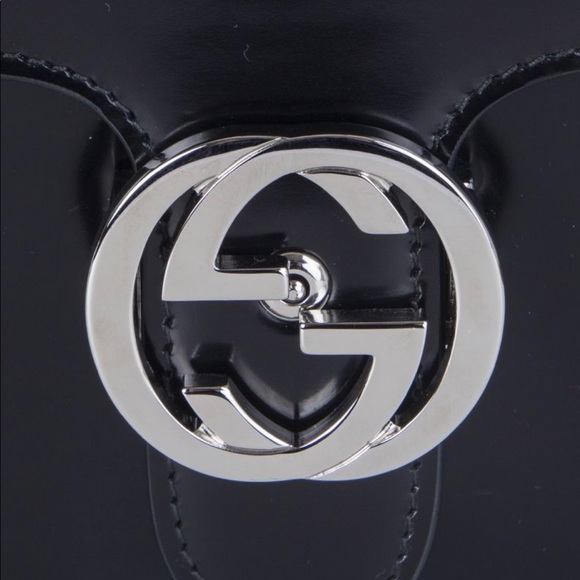 Authentic - GG Gucci marmont black leather bag. - Picture 7 of 13